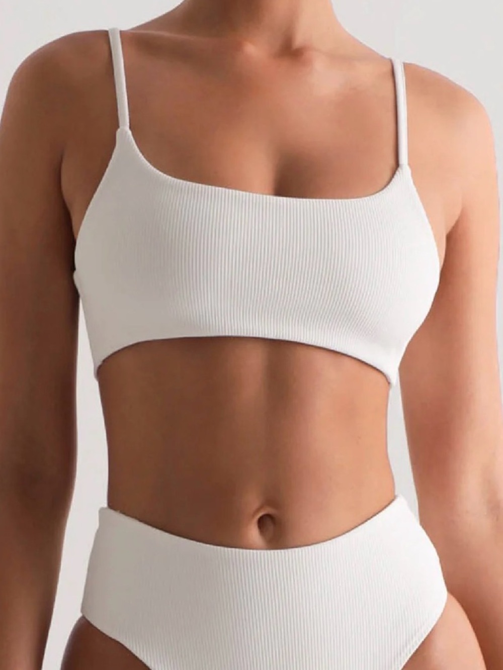 Ribbed Bikini Top